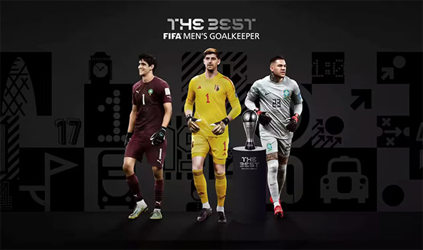 FIFA年度最佳男足门将三人候选：埃德森、库尔图瓦、布努