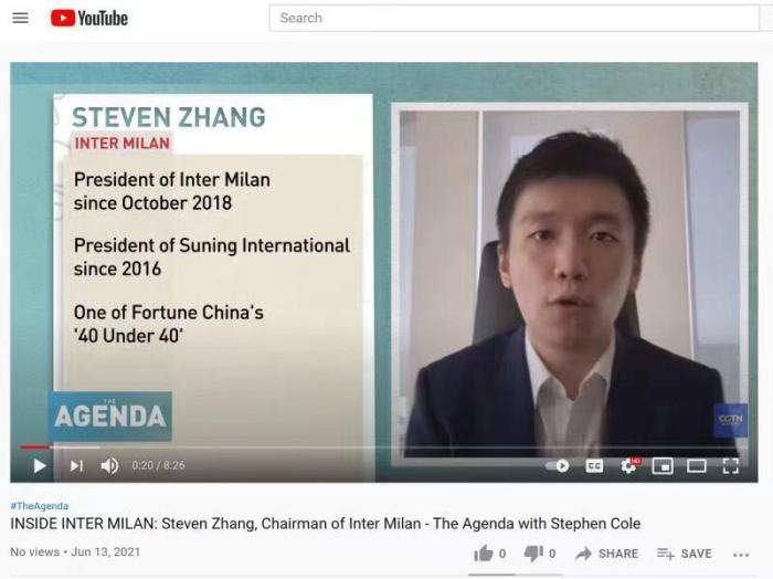 CGTN专访张康阳: 疫情让我们必须创新与改革