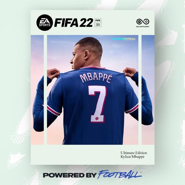 官方：姆巴佩担任游戏FIFA22封面人物