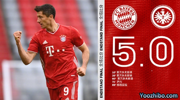 <a href=/zuqiugaoqing/bayern/ target=_blank class=infotextkey>拜仁</a>慕尼黑5-0法兰克福